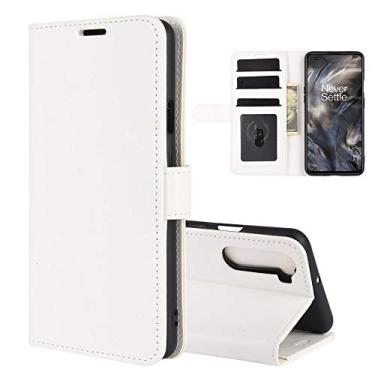 Imagem de YUNCHAO Caixa de telefone Para OnePlus Nord R64 Textura Single Horizontal Flip Caixa Protetora Com Holder & Cartão Slots & Carteira & Follow Frame capa para celular