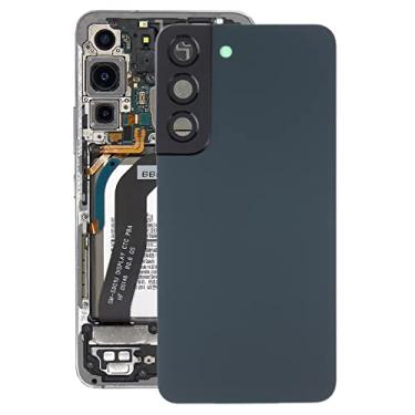 Imagem de HONGYAN Peças de substituição de telefone celular Tampa traseira da bateria com capa de lente da câmera para Samsung Galaxy S22 5G SM-S901B Acessórios telefônicos