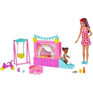 Imagem de Barbie Boneca Skipper Babá Parquinho Diversões Mattel Hhb67