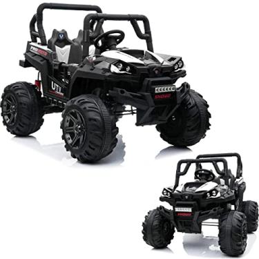 Imagem de Carrinho Elétrico Infantil Jipe UTV SUV 12v Bivolt Controle Usb Carro Motorizado Menino Menina Controle Remoto Criança Buggy Kids Passeio Mini Veículo