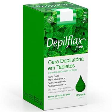 Imagem de Depilflax – Cera Quente em Tabletes Hortelã 250g