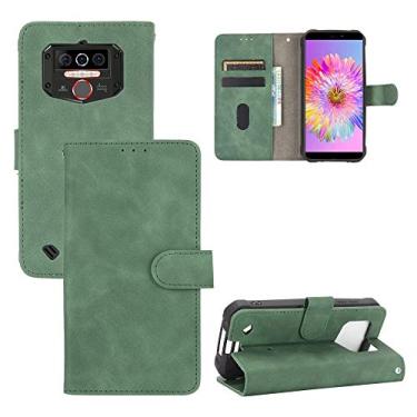 Imagem de HONGYAN Capa de telefone Para o Oukitel WP5 Solid Cor Slife Sinta a fivela magnética Horizontal Flip Bezerro Textura PU Caixa de couro PU com suporte e carteira de cartão Capa protetora