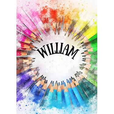 Imagem de WILLIAM: Carnet à dessin - 100 pages - A4 portrait - blanc