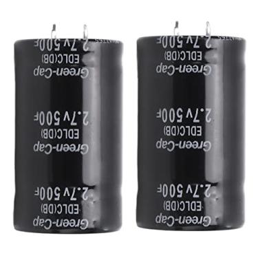Imagem de Pilipane Capacitor Farad 2.7V 500F para carro, Kit de 2 peças, Supercapacitor de Retificação de Energia
