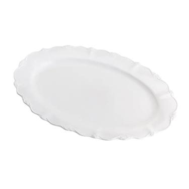 Imagem de TRAVESSA PORCELANA OVAL FANCY BRANCO 33x22x3cm