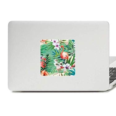 Imagem de Plantas tropicais, flamingo, animal, decalque, vinil, paster, laptop, decoração de PC