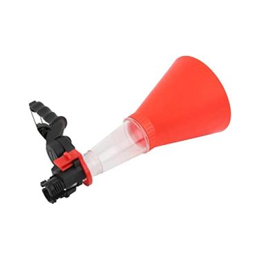 Imagem de Bothyi Funil de óleo Do Motor Adaptador de Funil de óleo Portátil Braçadeira Dobrável Flexível em 1 Funil de óleo Sem Derramamento Funil de Combustível, Vermelho