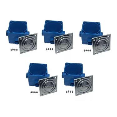 Imagem de Kit 5 Caixas De Passagem Para Led De Piscina