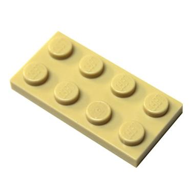 Imagem de LEGO Parts and Pieces: Tan (Brick Yellow) 2x4 Plate x200