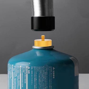 Imagem de Válvula Conversora de Vasilhame Adaptador de Tanque de Gasolina Liga de Alumínio Leve e Durável para Acampamento Ao Ar Livre