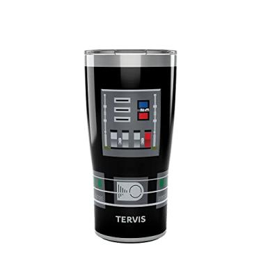 Imagem de Tervis Copo Traveler Star Wars Darth Vader Peitoral Detalhe Copo Isolado Triplo Mantém Bebidas Frias e Quentes, 590 ml, Aço Inoxidável