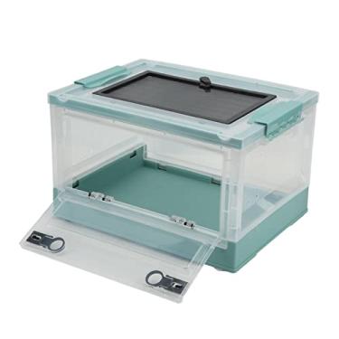 Imagem de Tanque de alimentação de répteis, terrário de répteis ventilado transparente grande para tartaruga para sapos para lagarto