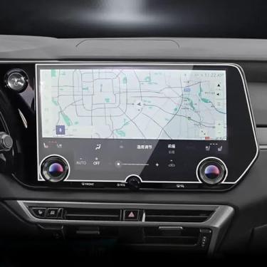 Imagem de LAVIYE Interior de acessórios para automóveis Anti riscos e prevenção de poeira TPU filme transparente, para Lexus RX 350h 450h 500h 2023Protetor de tela de navegação LCD Display Film Cover
