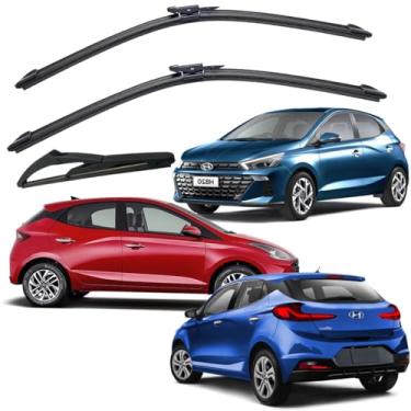 Imagem de Kit Limpador De Parabrisa Nova Hb20 2020 2021 2022 2023 2024