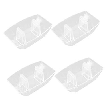 Imagem de UKCOCO 4Pcs Exaustor Tigela De Óleo Acessórios Para Exaustores De Óleo Acessórios Exaustor Ventilador Coletor De Óleo Coletor De Copo De Óleo Coletor De Óleo Abs De Aço Inoxidável Panela