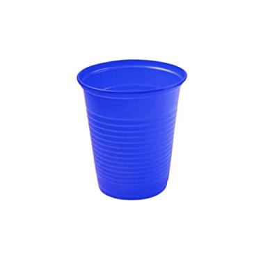 Imagem de Copo de Plástico 200ml Azul Escuro - 50 Unidades