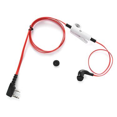 Imagem de Fone De Ouvido De Rádio Em Dois Sentidos Universal, Fone De Ouvido De Rádio Em Dois Sentidos, Fone De Ouvido Para Comunicação Clara Com Microfone Ptt-comunicação Clara(vermelho)