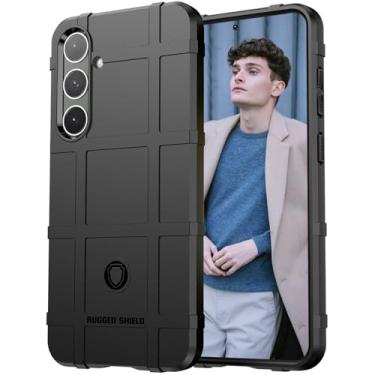 Imagem de Ephoou Capa fina para Samsung Galaxy S24 Plus (não para S24), [série Rugged Shield] à prova de choque de grau militar [testada contra quedas] e capa de proteção de lente de câmera para Samsung Galaxy
