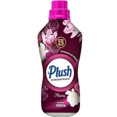 Imagem de Plush Amaciante De Roupas E Tecidos Concentrado Flowers 500 Ml Rosa