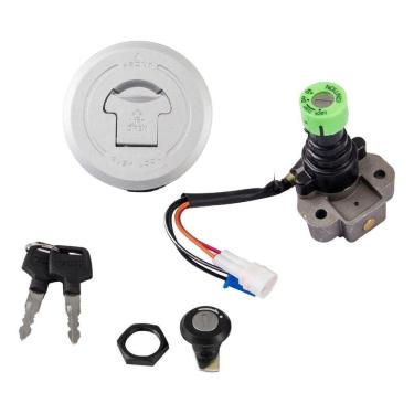 Imagem de Kit Chave De Ignição Para Moto Dafra Apache 150 2010 A 2015