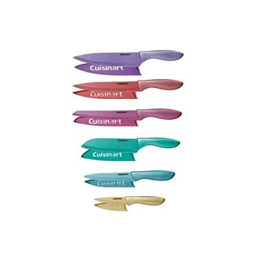 Imagem de CONJUNTO DE FACAS CUISINART COLORS COM PROTETOR DE LAMINA 12 PEÇAS C77-12PRL
