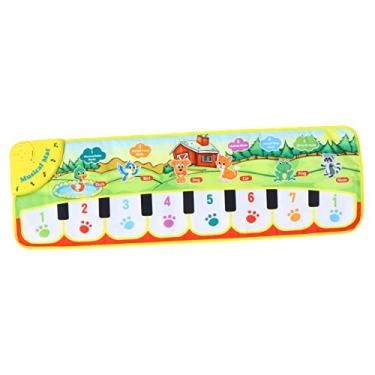 Imagem de WOONEKY tapete piano brinquedos educativos brinquedos animatrônicos piano infantil tapete interativo Brinquedos infantis tapete para tocar piano brinquedos musicais elétrico pedal filho