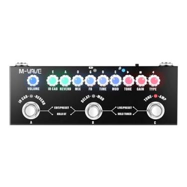 Imagem de CIADAZ CUBE BABY Guitarra elétrica multifuncional portátil Pedal de efeito combinado com reprodução de música sem fio Gravação de telefone Função de interface de áudio tipo C NN