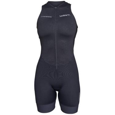 Imagem de Macaquinho Triathlon Woom Carbon Storm Black Regata Fem 2023-Feminino