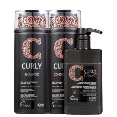 Imagem de Kit Truss Curly Trio (3 Produtos) Blz