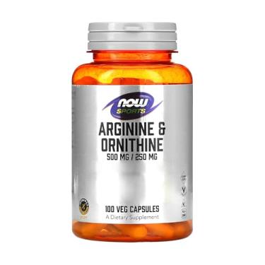 Imagem de NOW Foods Arginina e Ornitina 500/250mg 100Cáp Importado