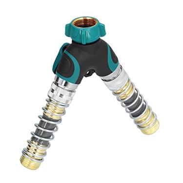 Imagem de Desviador de Tubo de água Tipo Y, Divisor de Mangueira de Liga de Zinco, Rotação Flexível para Irrigação de Estufa de Gramado de Jardim Com Conectores de Mangueira de Jardim