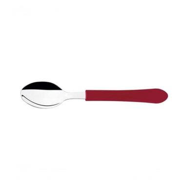 Imagem de Kit 12 Colher De Chá Leme Inox Vermelho