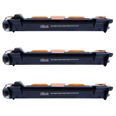 Imagem de Kit 3 Toner Compatível Brother Tn1060 DCP1602 DCP1617 HL1202 - PRINTEC