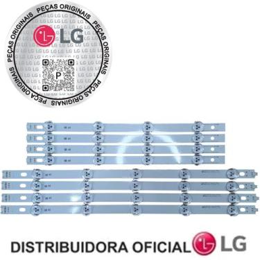 Imagem de Kit 8 Barras de Led LG AGF78400401 modelo 39LA6200