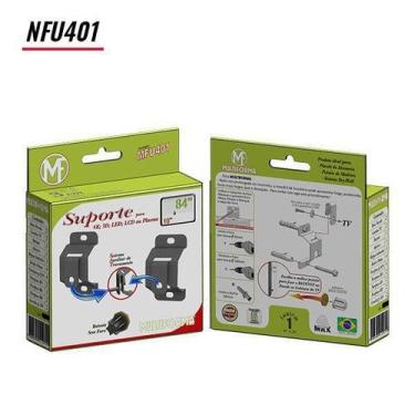 Imagem de Suporte Fixo Universal Tv 10 A 84 Preto-Nfu401 - Multiforma, Aço carbo