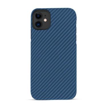 Imagem de Capinha compatível com iPhone 11 Slim Textura Fibra Carbono - GCM CASE