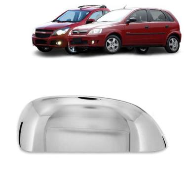Imagem de Aplique Cromado para Capa Retrovisor Corsa G2 2002 a 2012 Montana G1 2