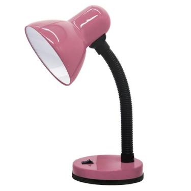 Imagem de Luminaria De Mesa Viking Rosa Bivolt LM906 Luminatti, Bivolt