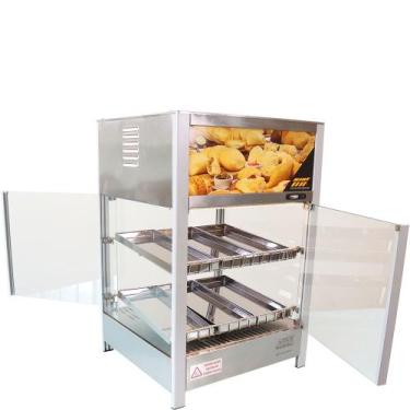 Imagem de Estufa Salgado Vapor Abre Frente e Traseira 6 Bandejas Titã, 110V