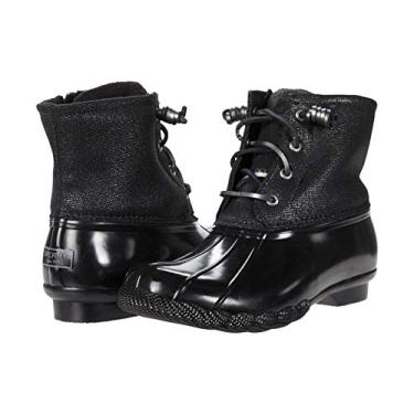 Imagem de Sperry Bota de chuva feminina Sts85833, Preto/prata, 34