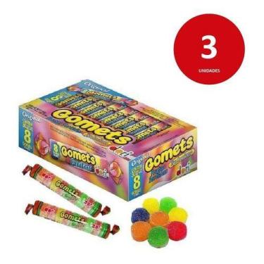 Imagem de Kit C/3 Goma Gomets 30x32g Sortidas