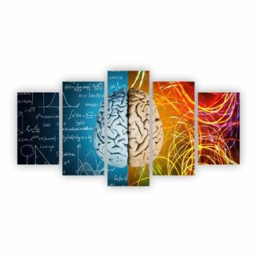 Imagem de Quadro Psicologia Cálculos Mente Decorativo Canvas Ne15C5M - Plimshop