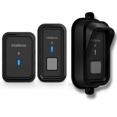 Imagem de Campainha Sem Fio Com Protetor anti roubo e chuva Intelbras cib101, Pr