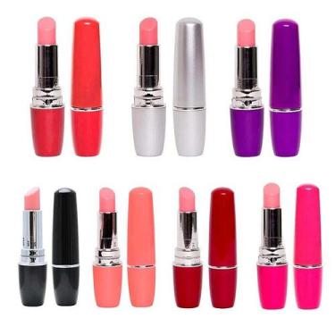 Imagem de Vibrador Batom Discreto Clitóris Masturbador Feminino - Papo de Amigas