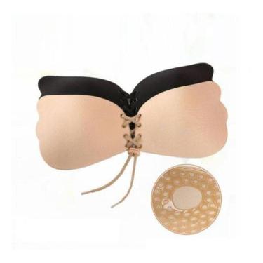 Imagem de Super Sutian Levanta Seio Silicone Adesivo Com Cordinha - Top Total, M