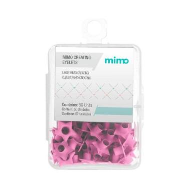 Imagem de Ilhós Mimo Creating - Estrela - Rosa Candy - 4,5 mm - 50 Unids