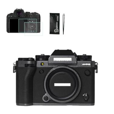 Imagem de DBZZ Película protetora do corpo da câmera para Fujifilm X-T5, adesivo antiarranhões inclui 2 peças de protetor de tela XT5 e ferramentas (cinza)