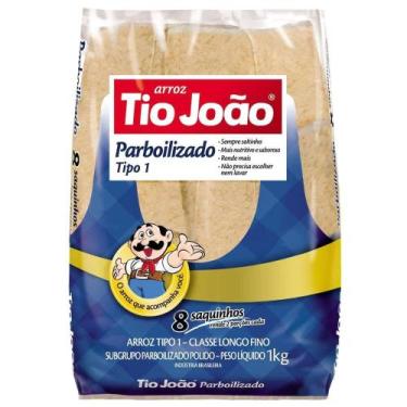 Imagem de Arroz Tio João Parboilizado em 8 Saquinhos 1Kg