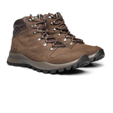 Imagem de Bota Coturno Masculina Venetto Adventure Cadarço Conforto, 43, Marrom