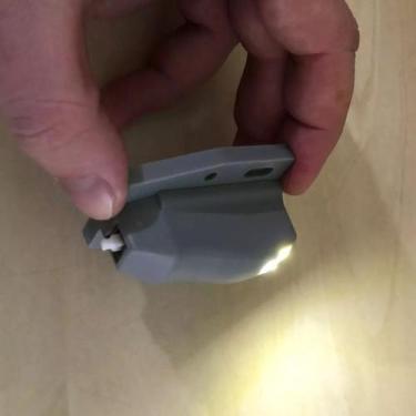 Imagem de 2pçs) Luminaria Led Automatica Closet Armarios Guarda Roupa - comercia